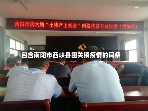 包含南阳市西峡县田关镇疫情的词条-第1张图片