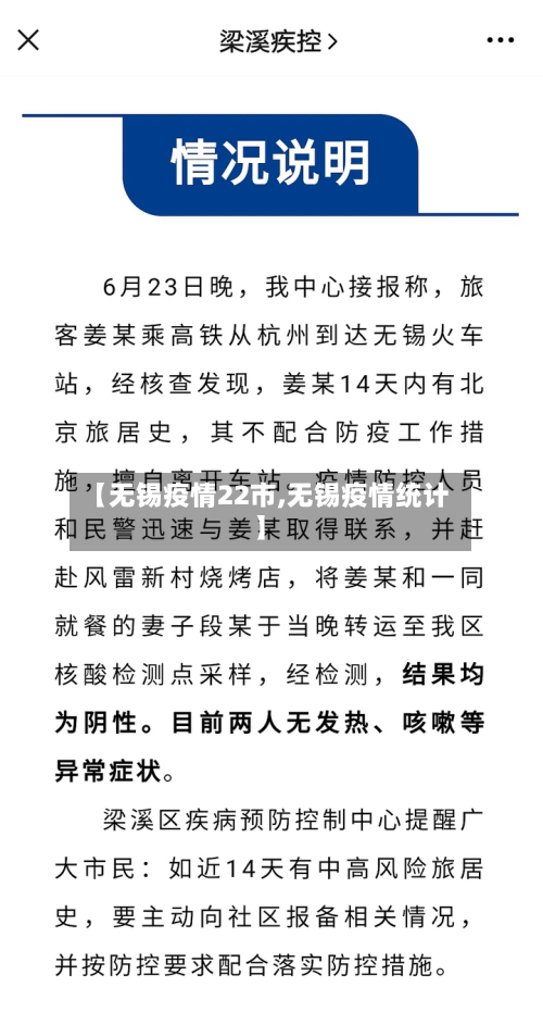 【无锡疫情22市,无锡疫情统计】-第1张图片